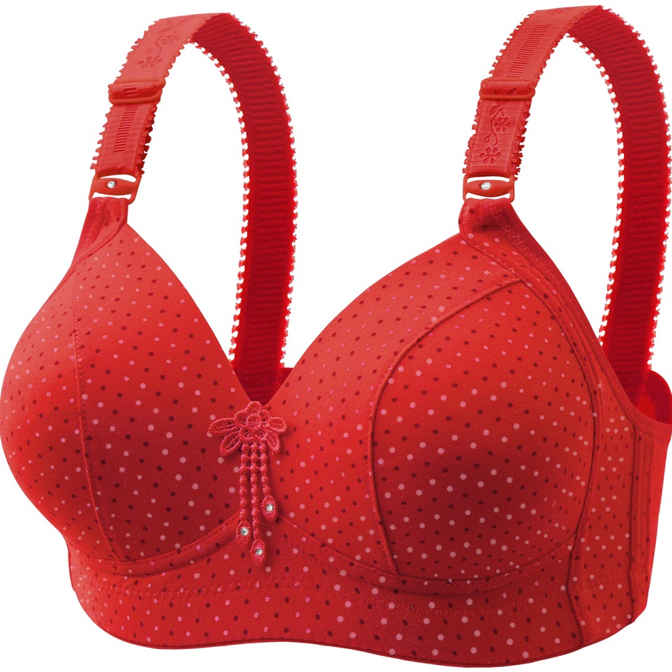 COD Bra wanita jumbo Bh Cup besar Bh Big Size Bra busa tanpa kawat B96