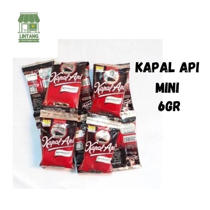 

1 renceng kapal api mini 6gr, kopi instan, kopi kapal api