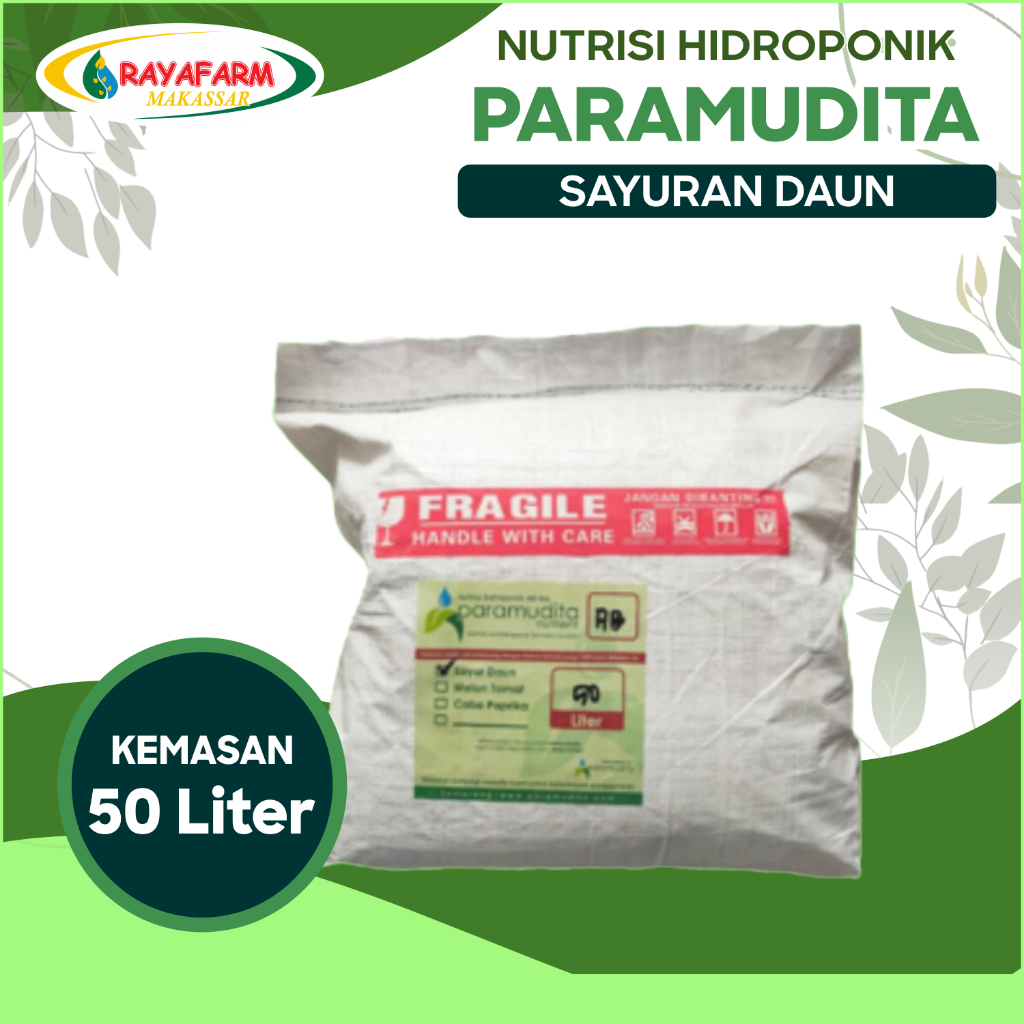 Nutrisi AB Mix Paramudita Daun 50 Liter