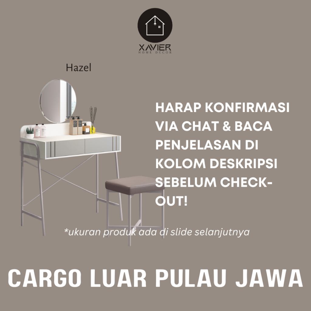 Xavier Home Decor HAZEL - CARGO LUAR PULAU JAWA