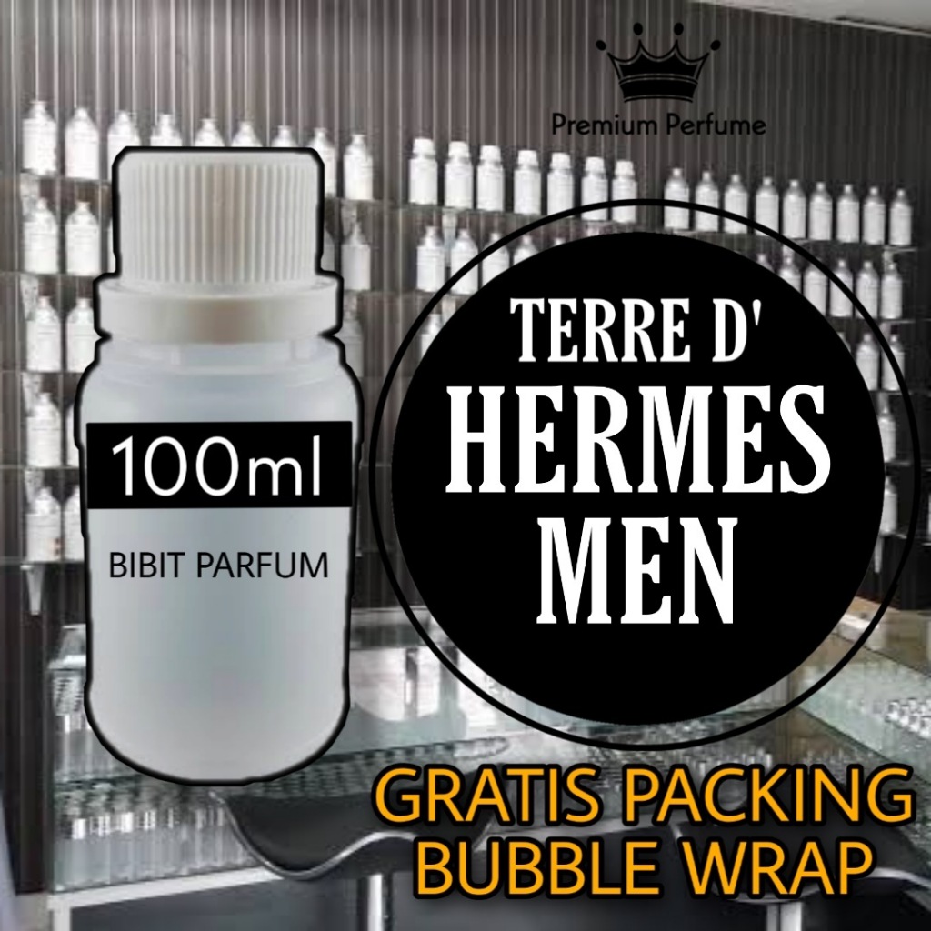 BIBIT PARFUM MURNI AROMA TERRE D'HERMES MEN 100 ML