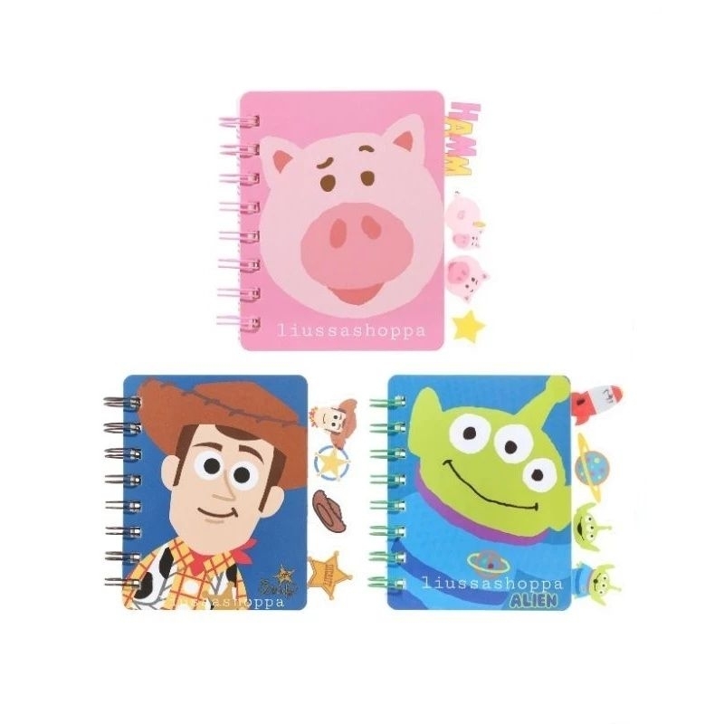 

Buku Miniso - Toy Story Collection A7 Wirebound Book with Bookmarks (70 sheets)