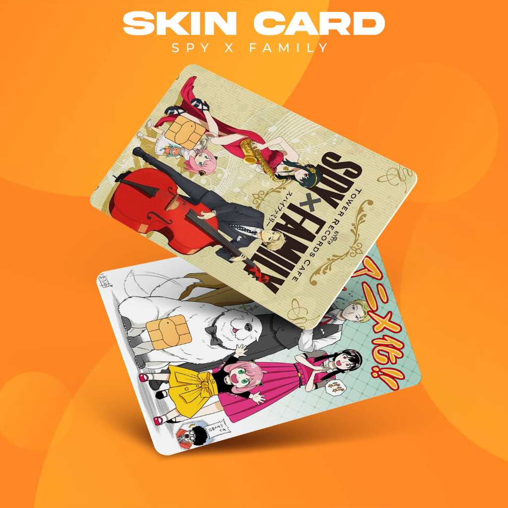 

[BM Skin Card] - Stiker ATM spy x family || Garskin | Cover ATM / E - Money / Flazz - Anti Air
