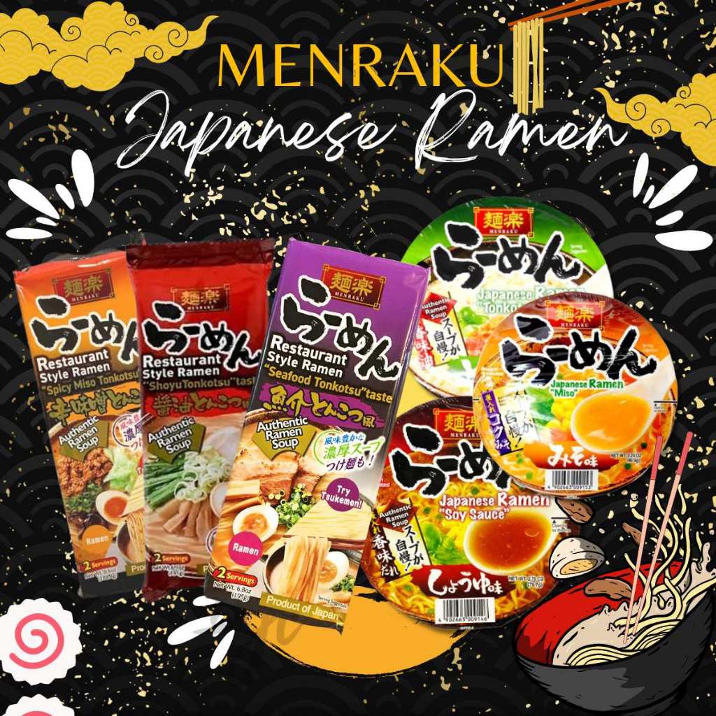 

Menraku Japanese Ramen Mie Jepang Instan Import 1 Buah