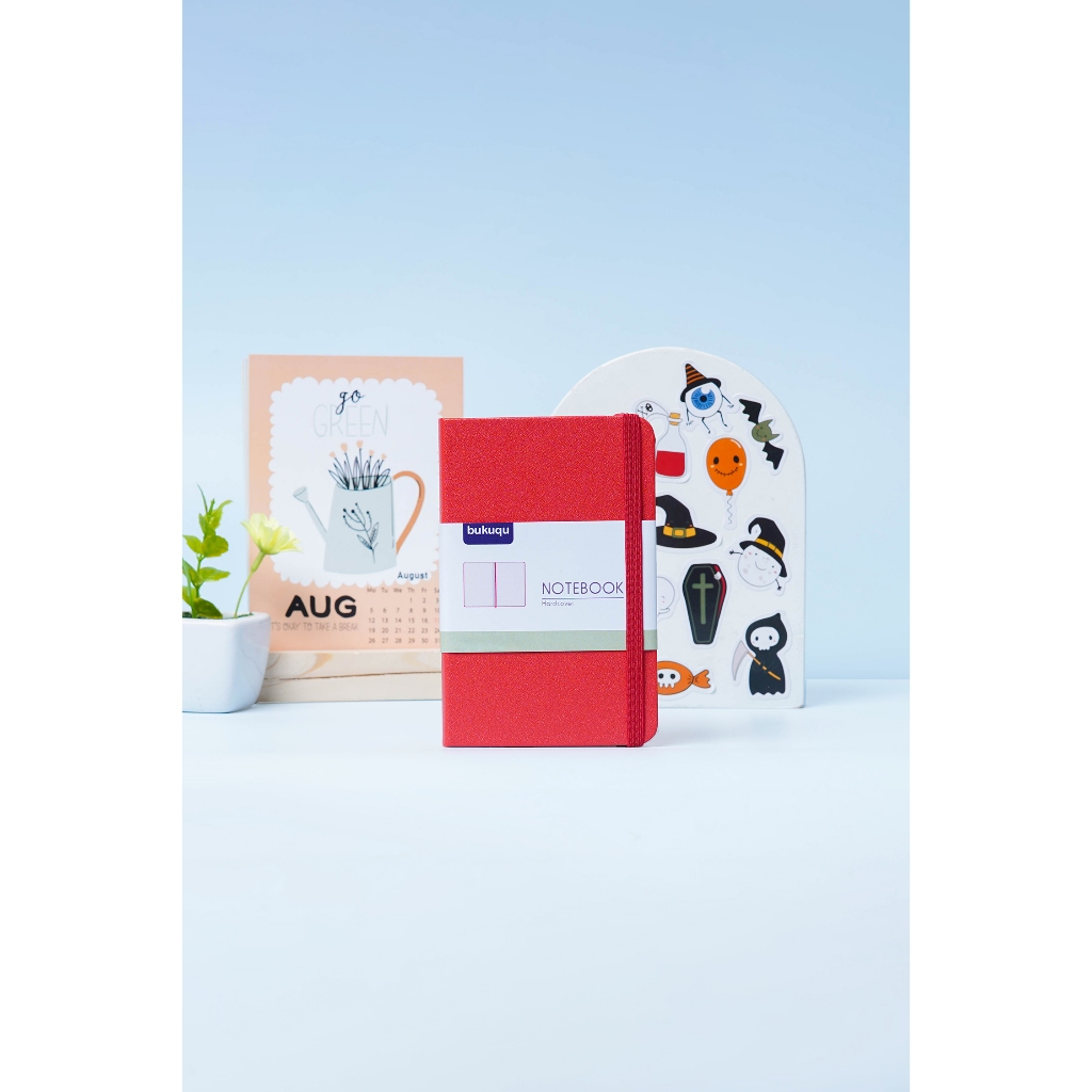

Bukuqu Classic Notebook Uk A6 Red, Plain
