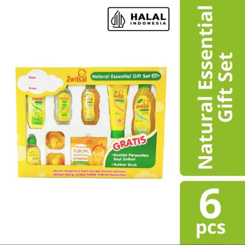 ZWITSAL ESSENTIAL BABY GIFT SET HAMPERS BAYI ZWITSAL NATURAL PAKET PERLENGKAPAN BAYI