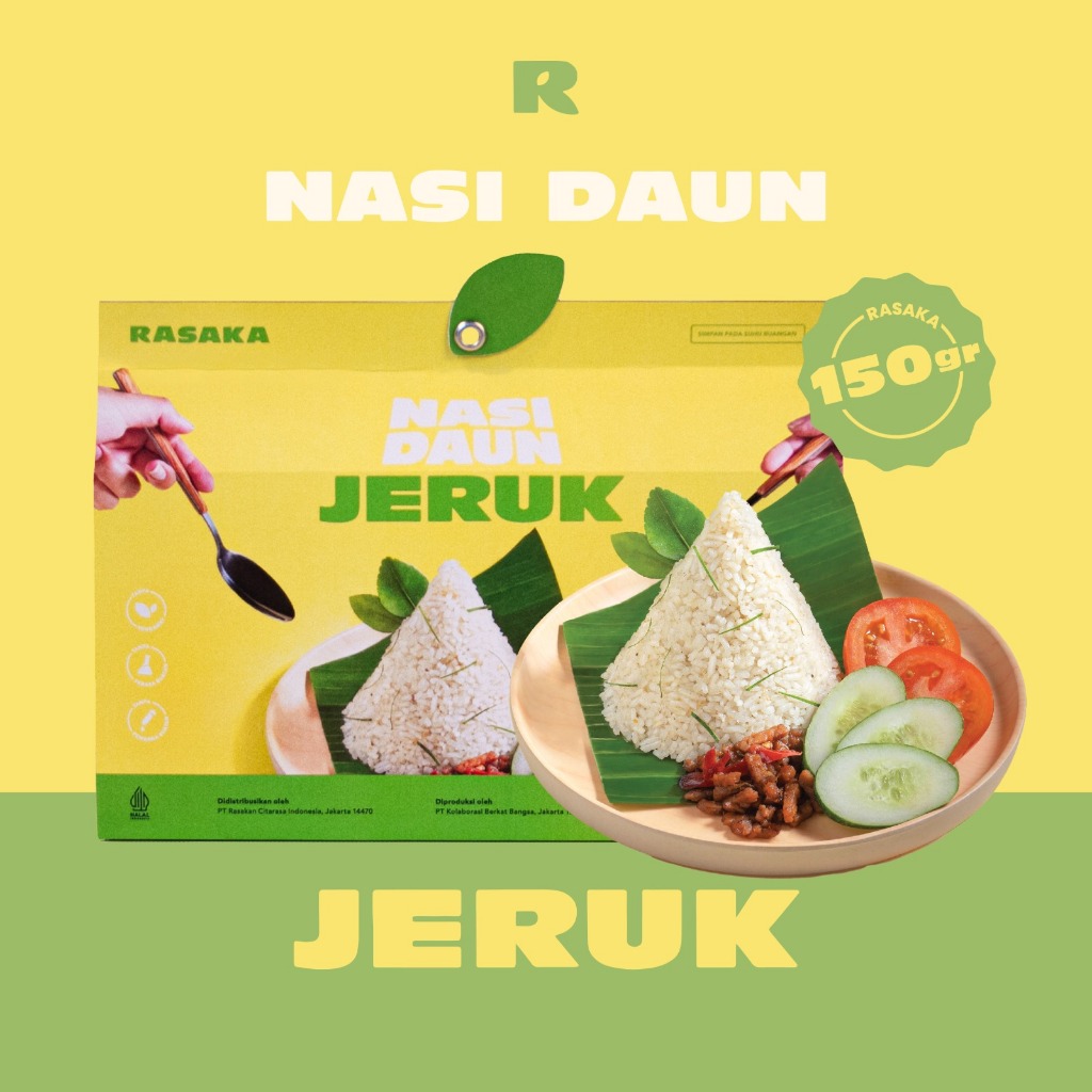 

RASAKA NASI DAUN JERUK 200gr/ MAKANAN INSTANT/SIAP MAKAN/ READY TO EAT
