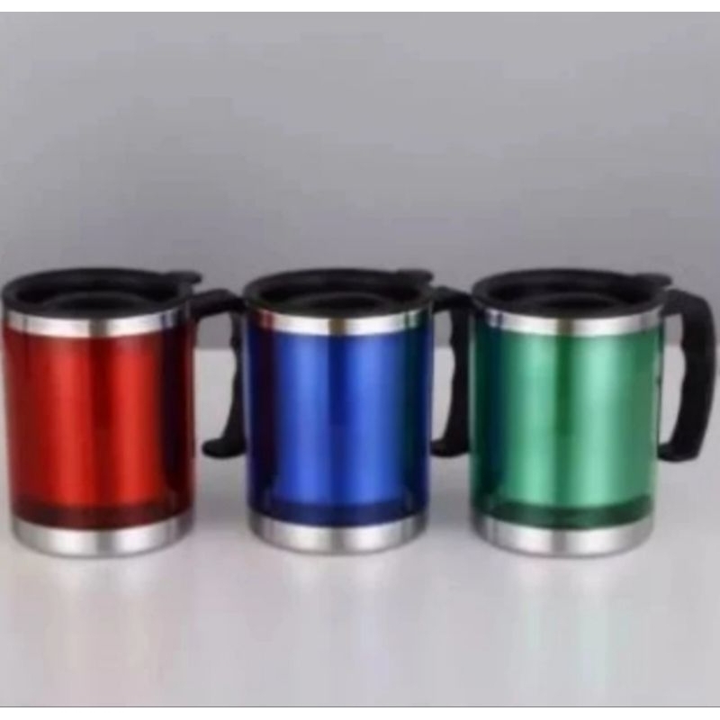 Mug Termos Stainless Kantor Tempat Cangkir Minum Kopi Teh Panas Dingin