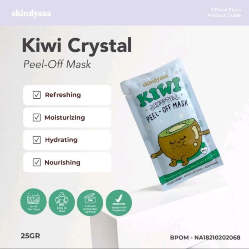Daisy Organic Skindyssa Peel Off Mask Series | Masker Wajah Peel Off Mencerahkan Melembabkan