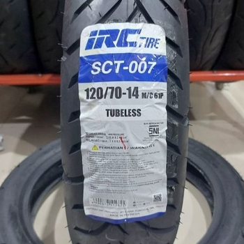 BAN IRC 120/70-14 SCT 007 TUBELESS
