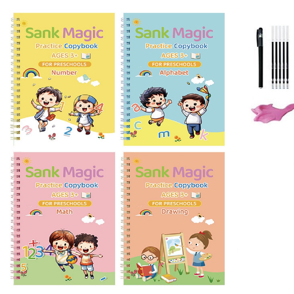 

Bellini - NEW Set magic practice book (1 SET ISI 4 BUKU + PULPEN)