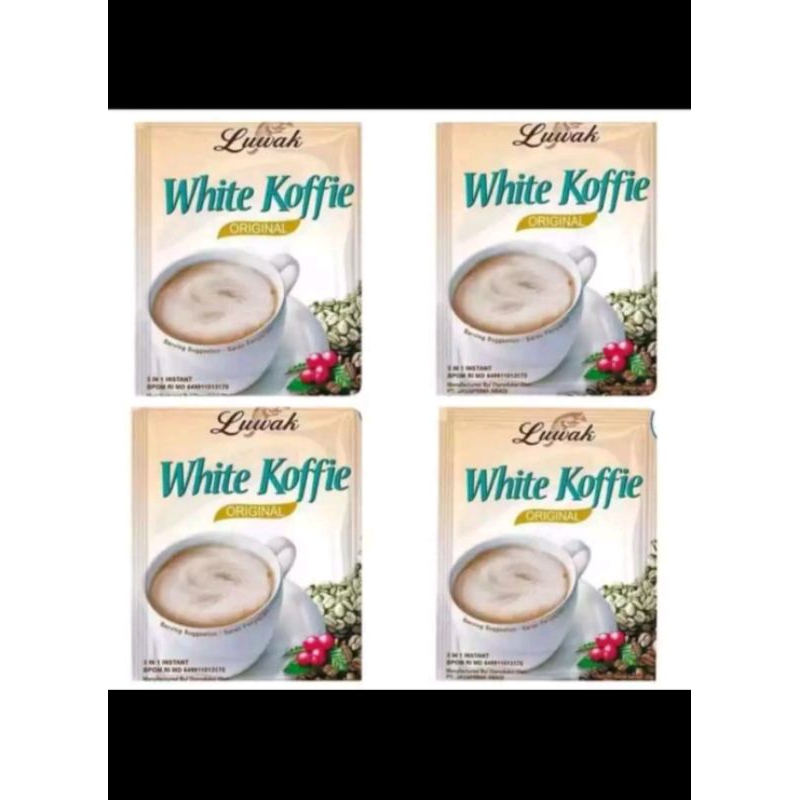 

kopi luwak white cofe rencengan isi 10pic