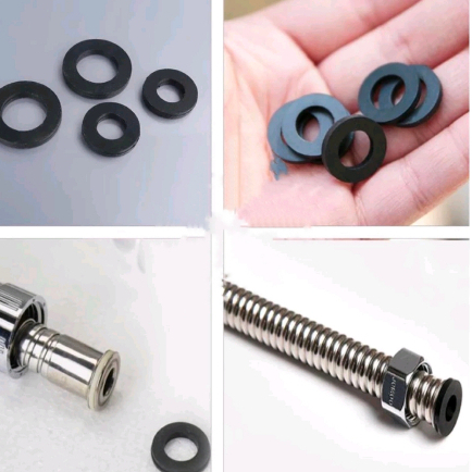 Karet untuk selang fleksibel 1/2 inch-seal karet selang shower flexible 0.5 inch rubber silikon samb