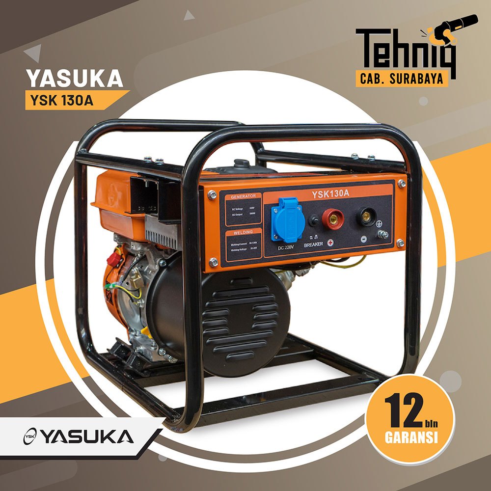 GENSET LISTRIK YASUKA GENERATOR YSK 130A (GENSET + LAS) GENERATOR LAS