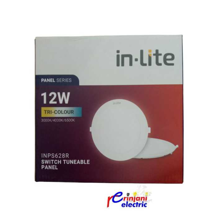 LAMPU LED PANEL INBOW TRI-COLOUR INLITE 12 WATT