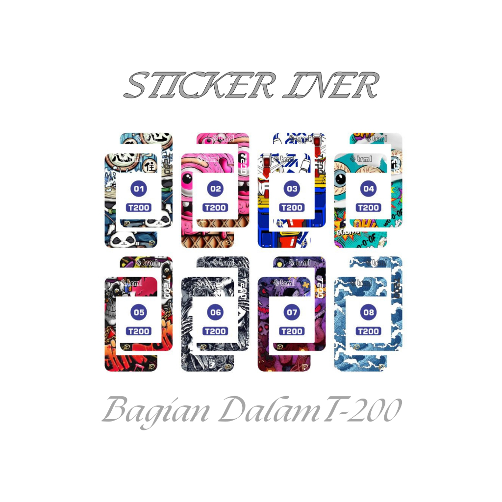 

DPID - Sticker Iner THERMAL T200 Cutting Vinyl Premium Laminasi Doff