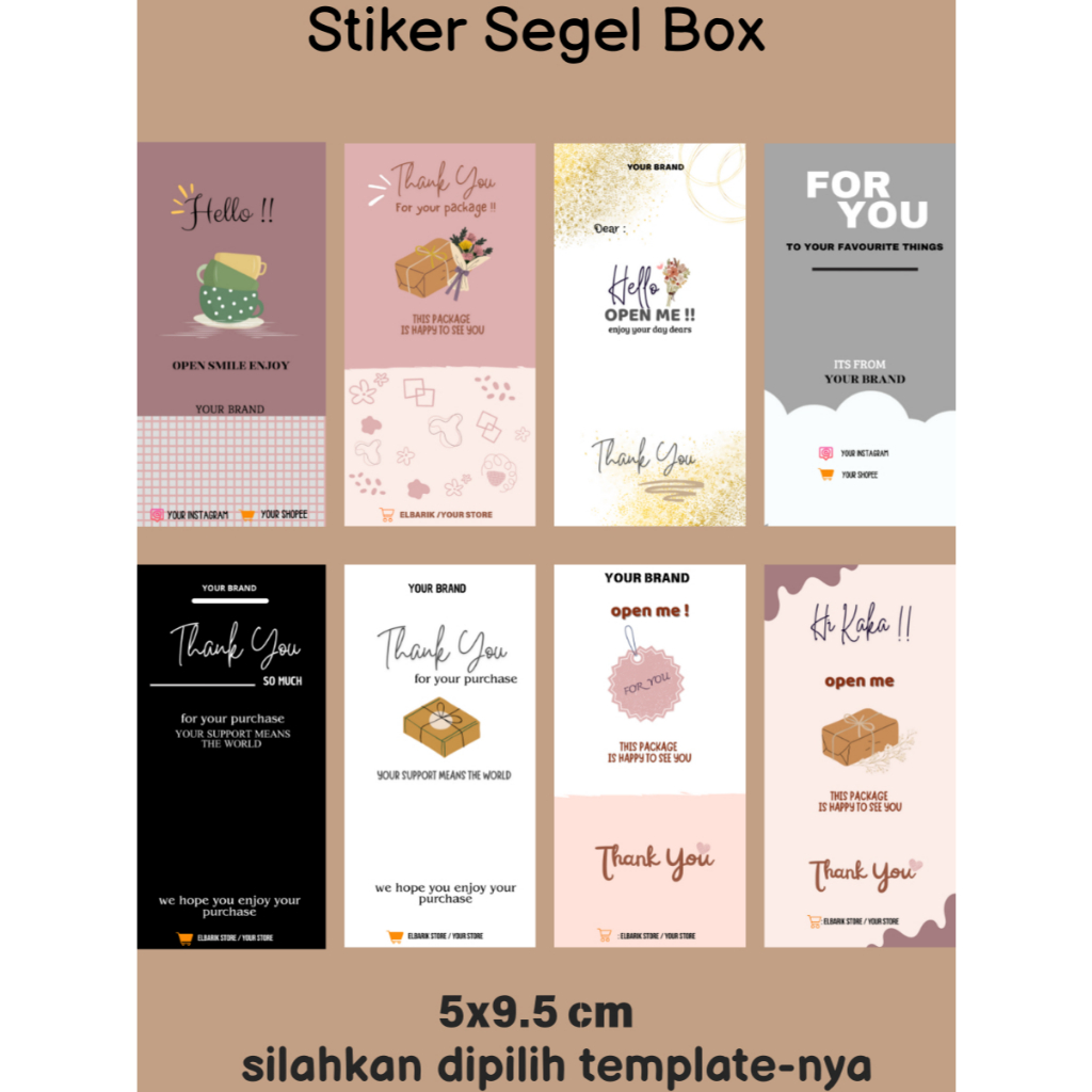 

isi 48 | Stiker segel box