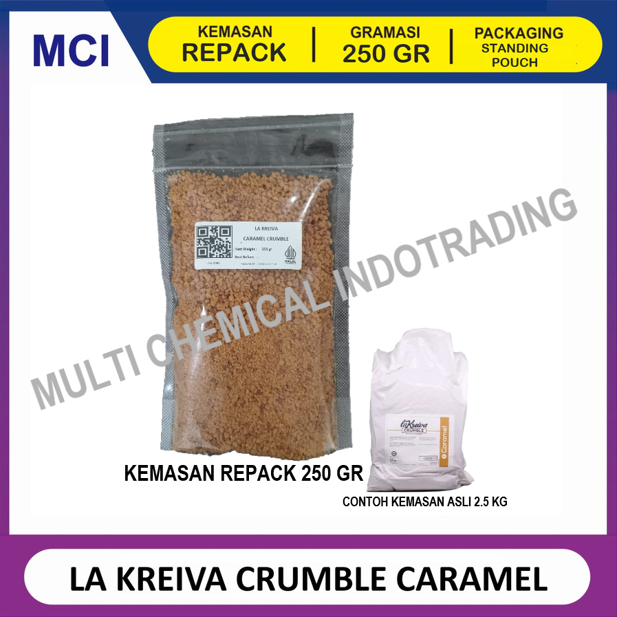 

REPACK - CARAMEL LA KREIVA CRUMBLE FINE TOPPING 250 GR