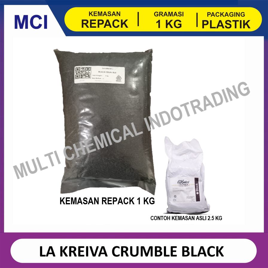 

REPACK - BLACK LA KREIVA CRUMBLE FINE TOPPING 1 KG