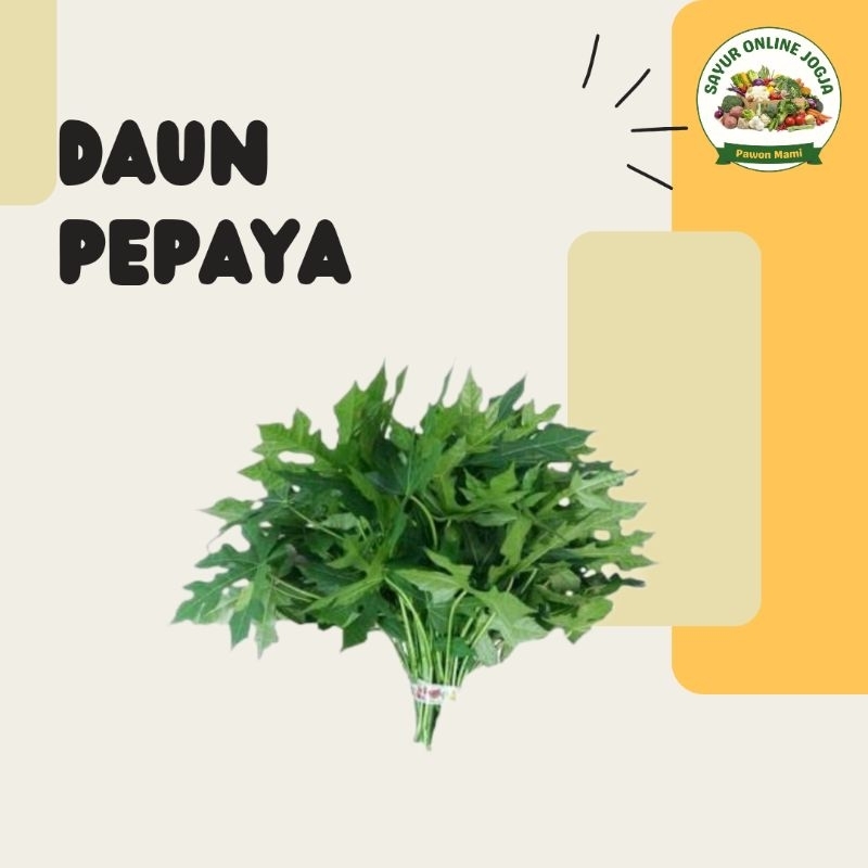 

Daun pepaya rebus siap masak- PAWON MAMI SAYUR ONLINE JOGJA
