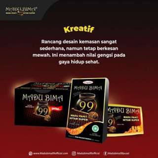 

Madu Bima 99 Madu Hitam Pahit Super Kemasan Sachet