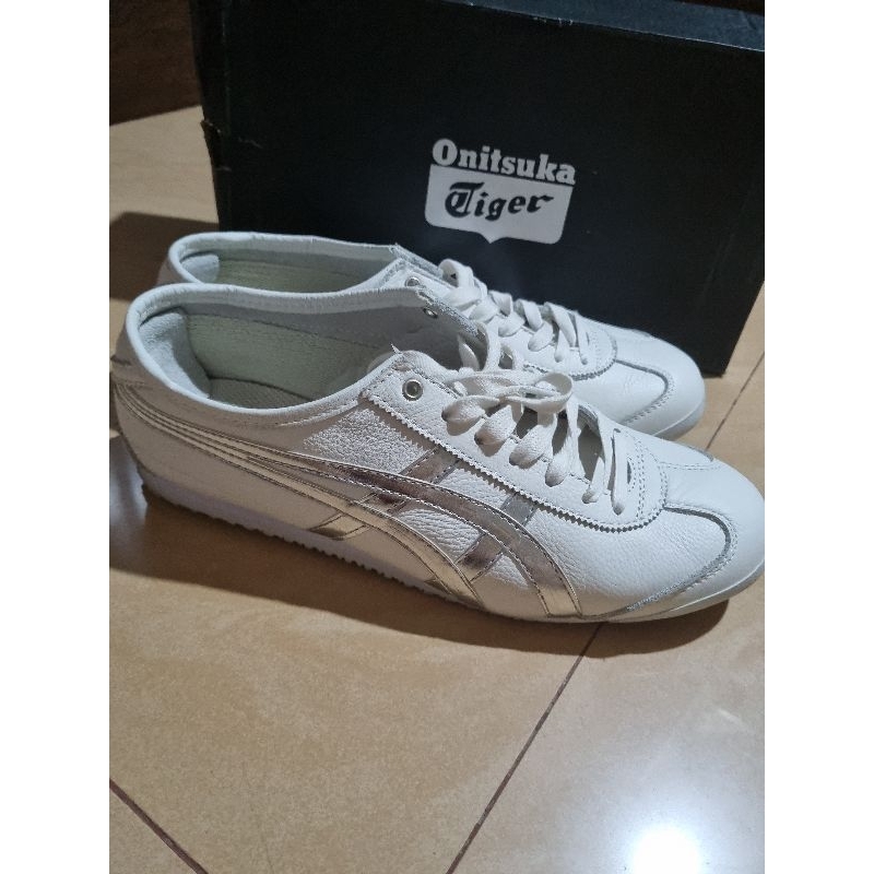 Onitsuka tiger mexico 66 white silver