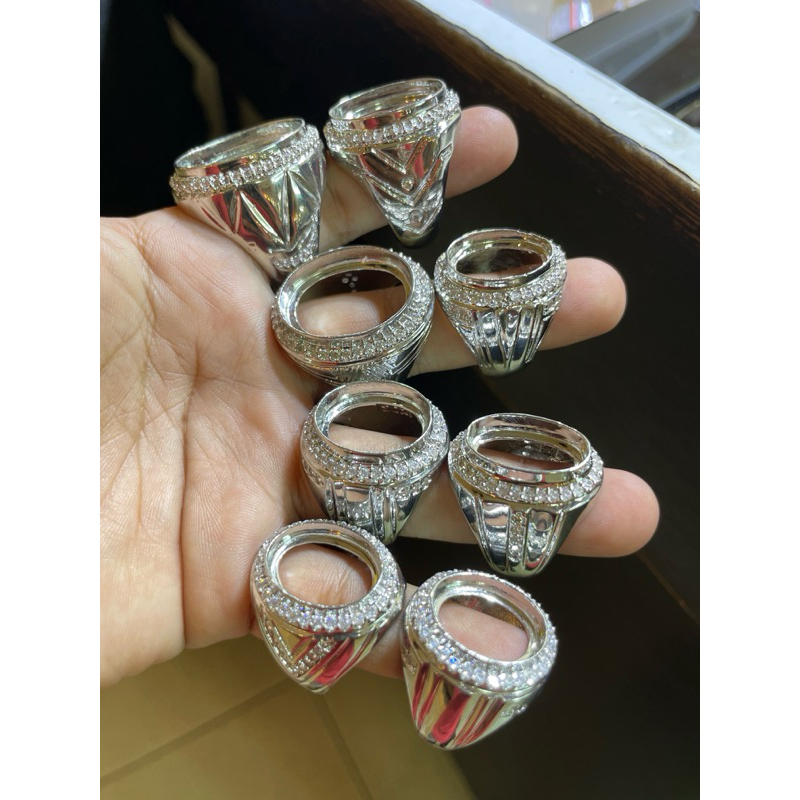 10 PCS RING ALPAKA MICROSETTING