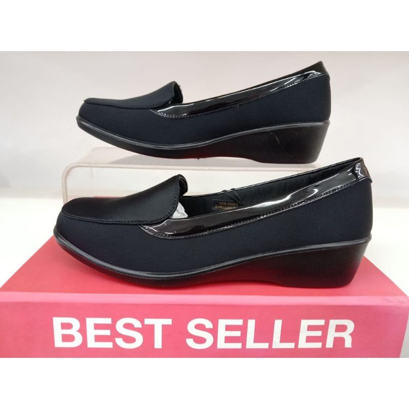 BATA COMFIT Sepatu Kerja Wanita Pantofel  Hitam 6596600