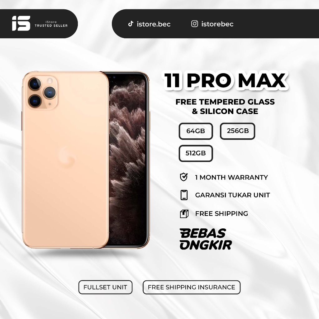 IP 11 PRO MAX 64 128 256 GB - 64GB INTER
