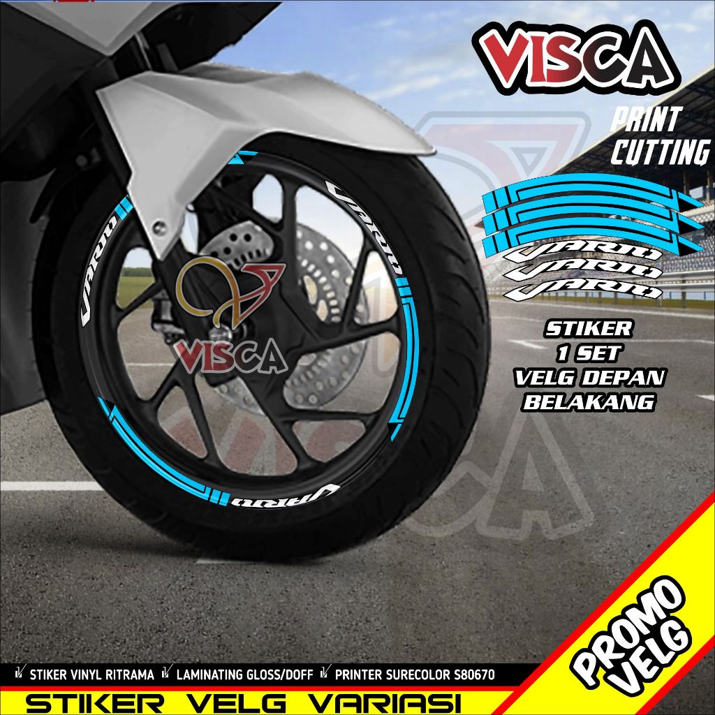 Stiker Velg List Velg Motor Stiker Velg Vario Motif E