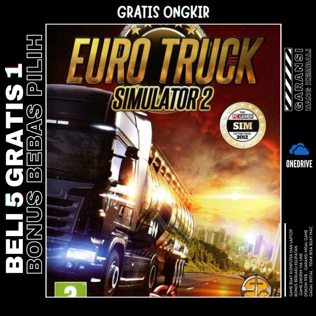 EURO TRUCK SIMULATOR 2 - EST 2 FULL DLC - GAME PC - GAME LAPTOP - LINK DOWNLOAD