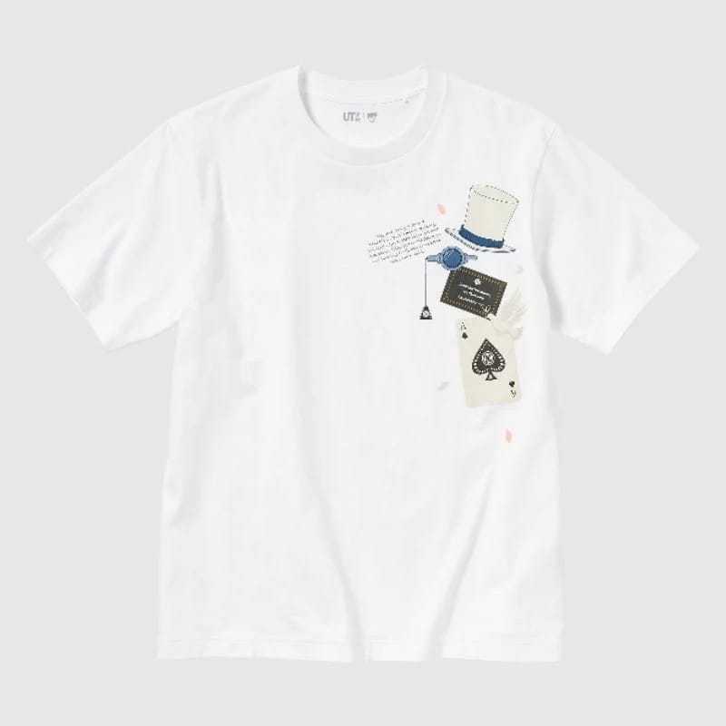 T SHIRT UNIQLO GRAFIS UT DETECTIVE CONAN CASE CLOSED WHITE | KAOS ANIME OFF NEW 2024