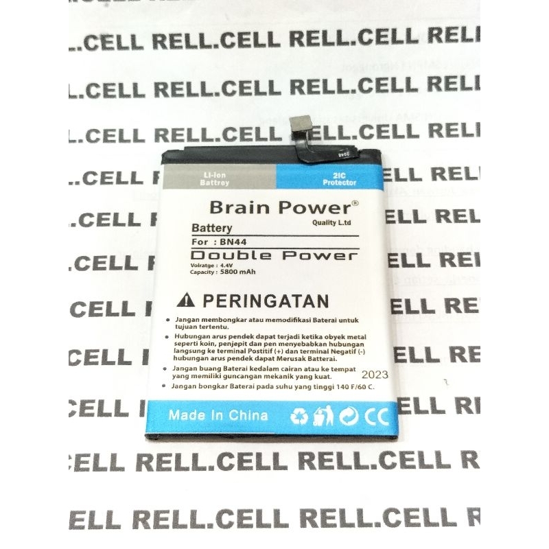 BATTERY BATRE BATERAI XIAOMI REDMI 5 PLUS REDMI 5+ BN44 BN-44 BN 44 DOUBLE POWER BERGARANSI
