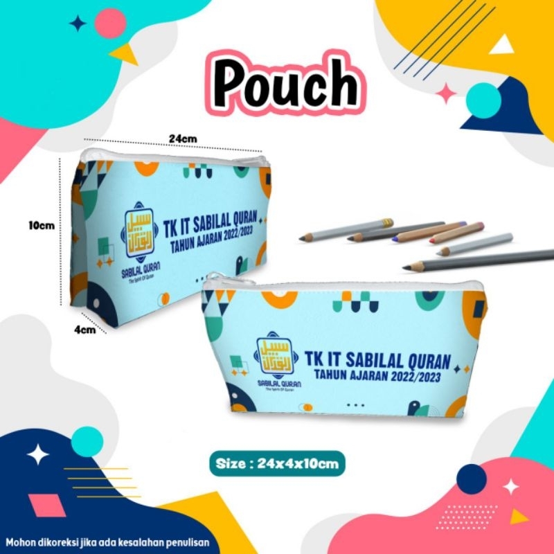 

Tempat Pensil Custom desain gambar sendiri khusus uk 24x4x10 minimal order 12 pcs PO