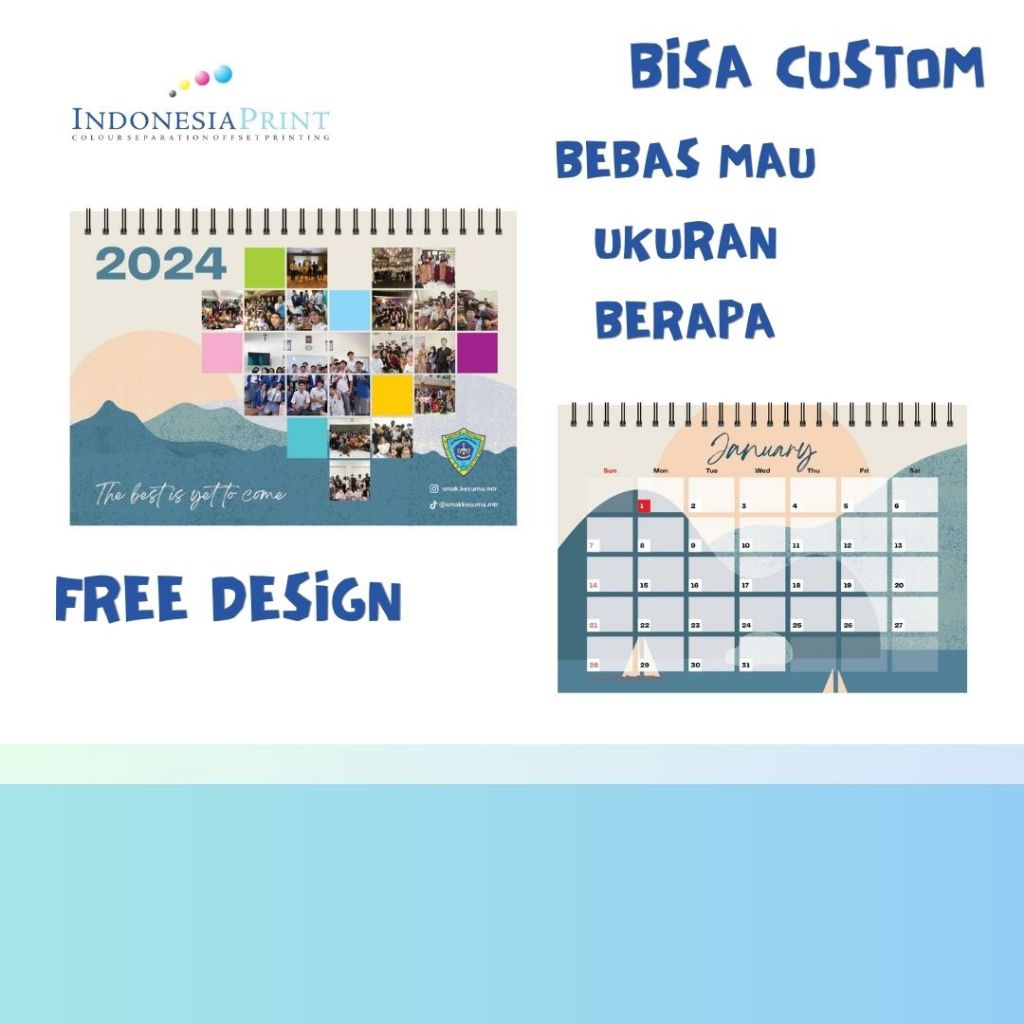 

KALENDER MEJA CUSTOM FREE DESIGN MATARAM LOMBOK