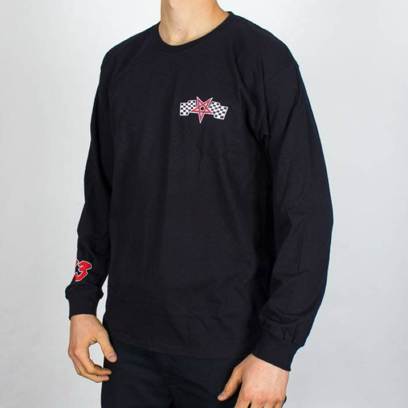 Thrasher Racing Long Sleeve Tshirt Black (BNWT)