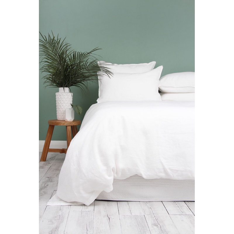 Nyaman.co Linen - Fitted sheet Cotton TC 300 Sprei Karet + 2 Case Pillow Standard Hotel Bintang 5  -