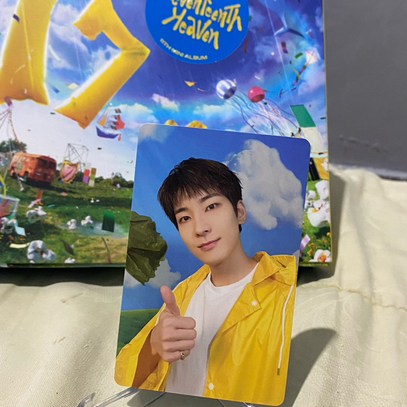 [READY INA] Seventeen Official Photocard Seventeenth Heaven Carver Wonwoo Seungkwan Hoshi Woozi