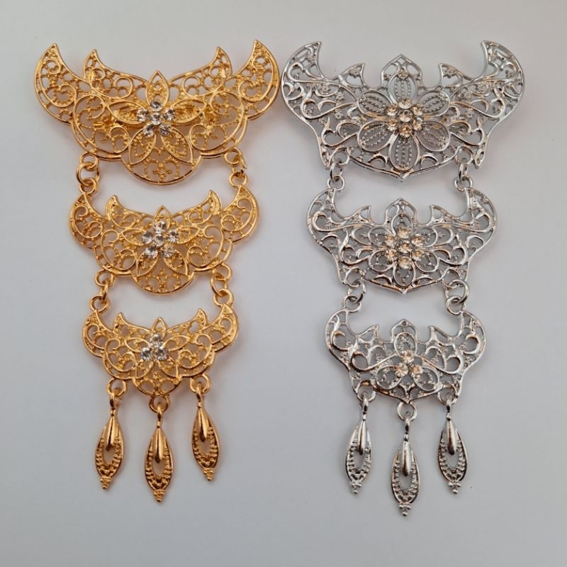 Bros kebaya susun tiga bros kutubaru