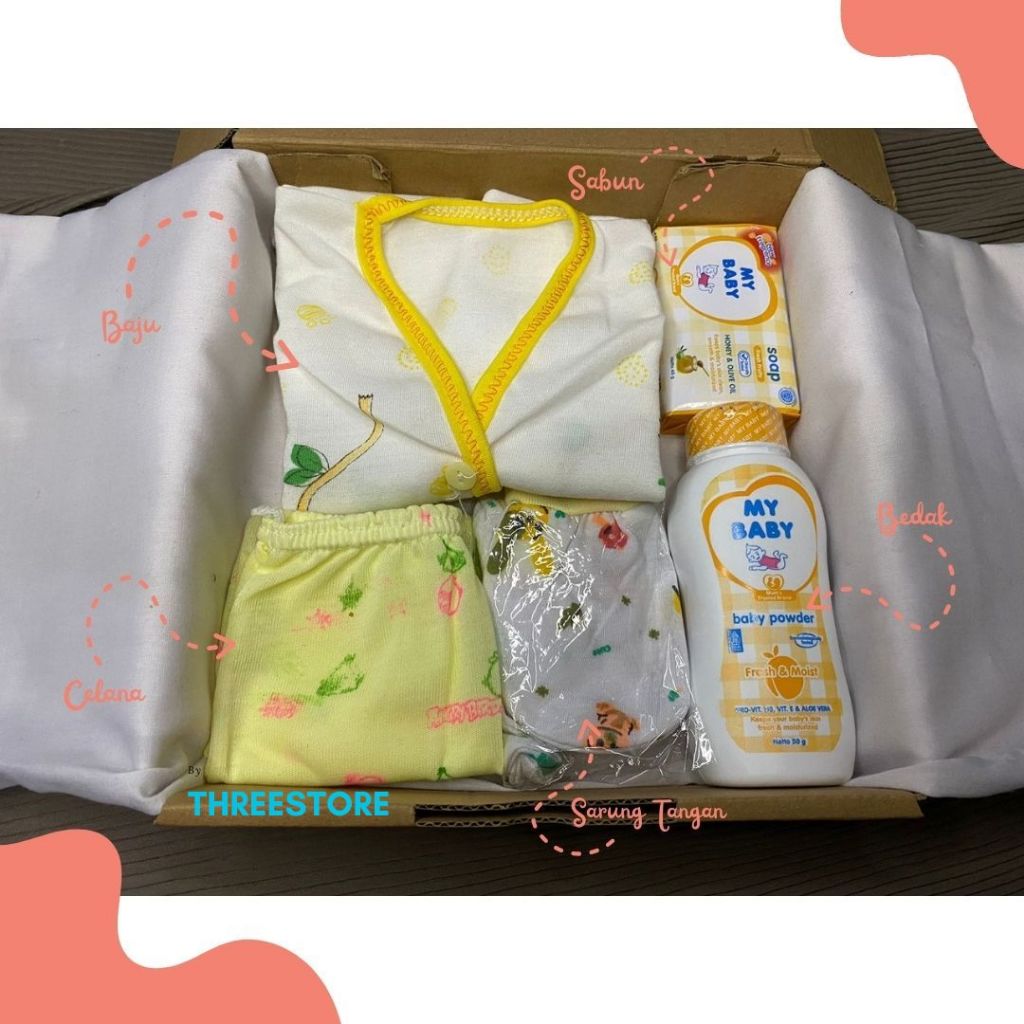 Kado Bayi Baru Lahir / Parcel Perlengkapan Bayi / Hampers Newborn Lucu Cowok & Cewek