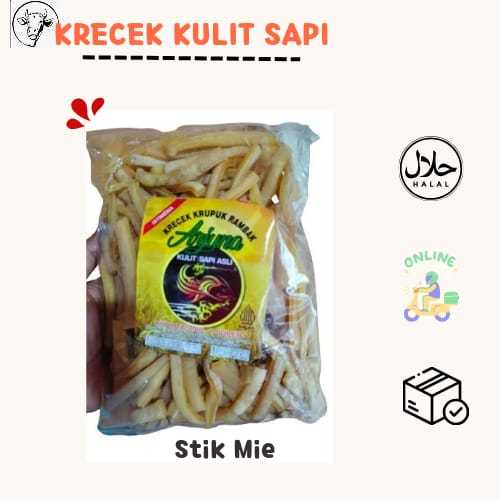 

Krecek Kerupuk Rambak Kulit Sapi super Original Kemasan 500 gr STIK MIE - ARJUNA RAMBAK