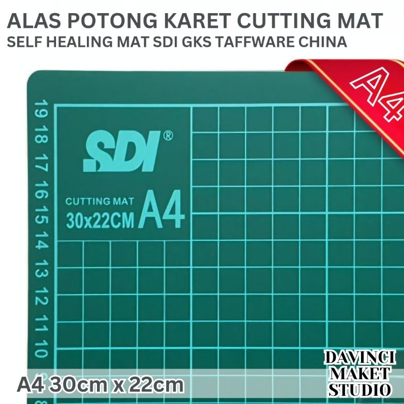 

(A4) Alas Potong Maket Miniatur Diorama Craft A4 - Cutting Mat SDI China NoBrand 22cm x 30cm