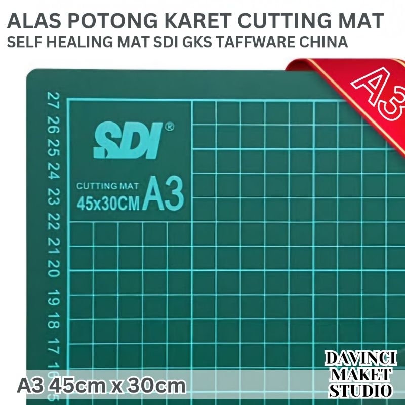 

(A3) Alas Potong Maket Miniatur Diorama Craft A3 - Cutting Mat SDI GKS TAFFWARE 45cm x 30cm