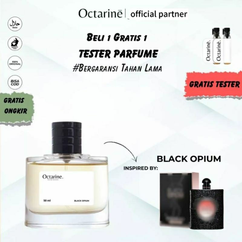 Octarine - Parfum Tahan Lama Aroma BLACK OPIUM | perfume parfum