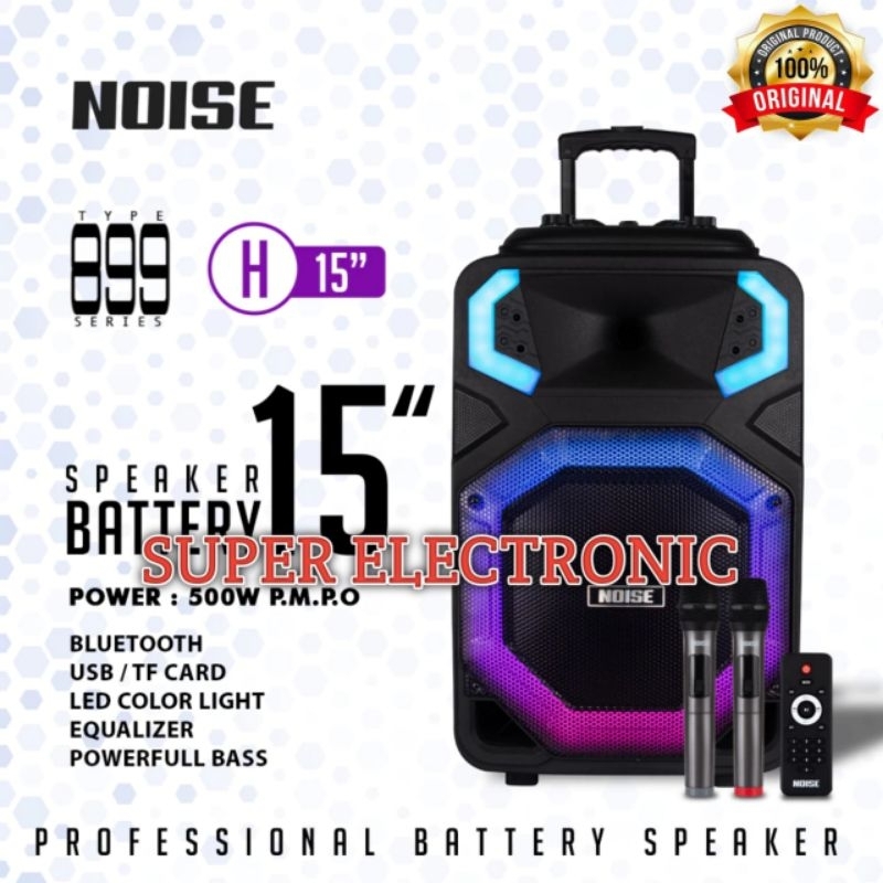 Speaker Portable Noise 899 H15 Original Speaker 15inch Garansi resmi