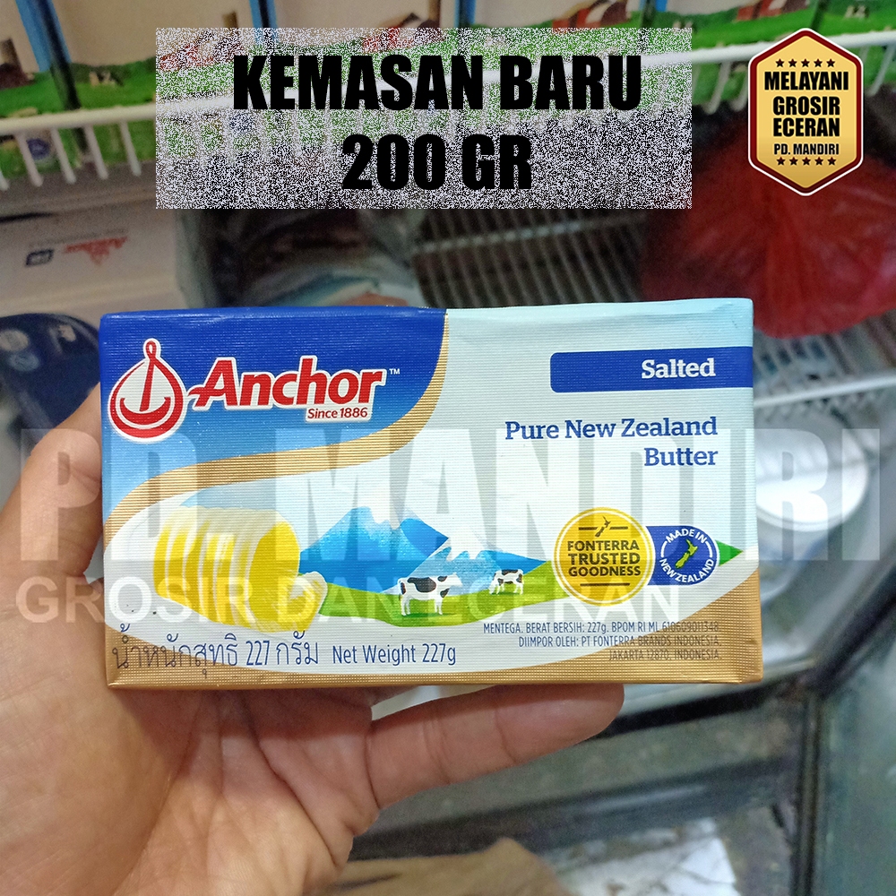 

ANCHOR SALTED BUTTER 200 GR NEW ZEALAND