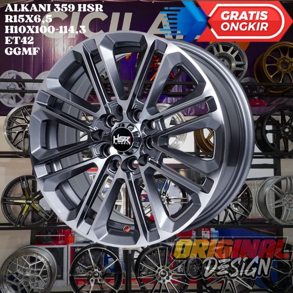 Velg Mobil NEW AVANZA , XENIA , SIENTA , ALTIS , HSR ALKANI RING 15 R15