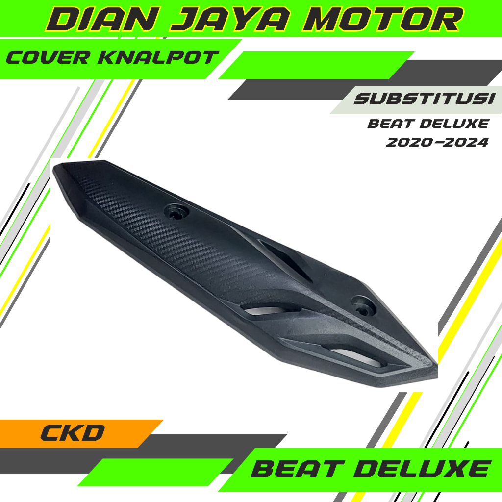 COVER KNALPOT BEAT FI  DELUXE TUTUP KNALPOT BEAT  DELUXE CKD