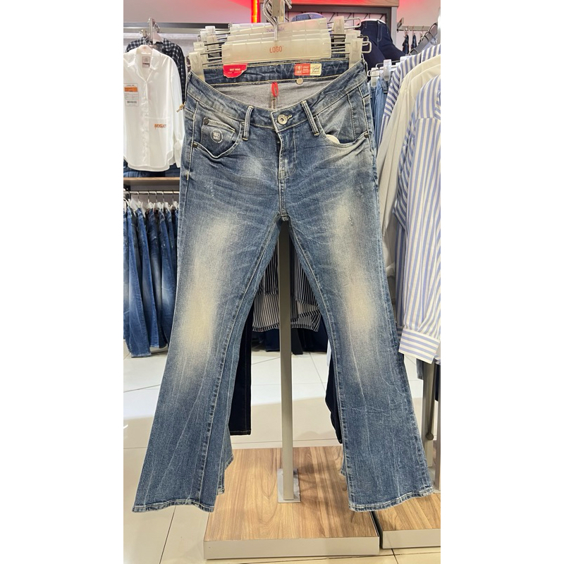 Celana Jeans bootcut LOGO jeans Original store