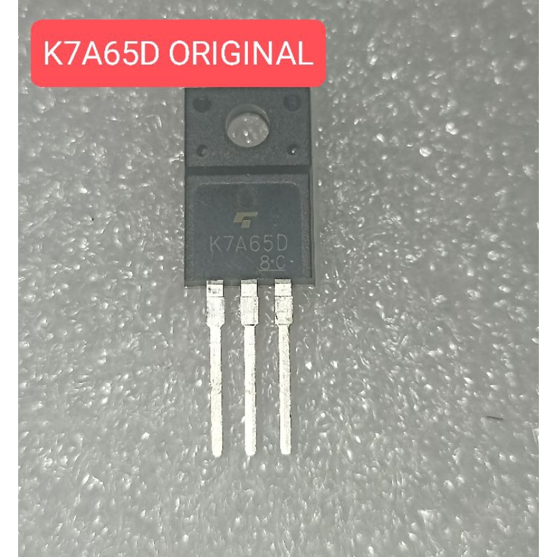 MOSFET K7A65D ORIGINAL K7A65 ASLI K 7A65 D TRANSISTOR K7A65 ASLI